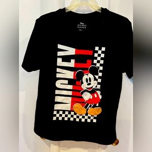 Disney Black Micky mouse woman T shirt size large